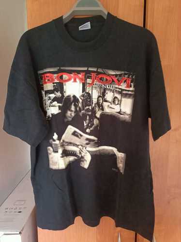 Bon Jovi × Tour Tee × Vintage Bon Jovi 1995 Cross… - image 1