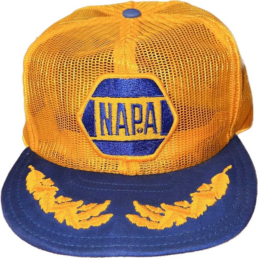 Vintage Napa Racing Patch Full Mesh Cap Louisville USA Snapback Trucker Hat  USA