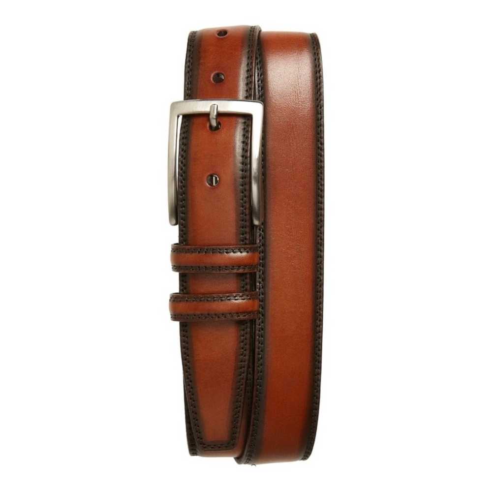 Torino Leather Aniline Kipskin Shoulders Belt Size 30 Solid Brass With  Crawfish