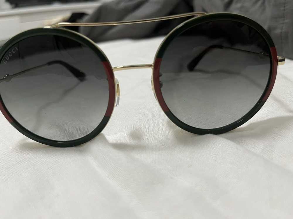 Gucci Gucci Womens UV Protection Fashion Round Su… - image 2