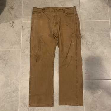 90s Dickies Carpenter Jeans 36 X 32 Vintage Brown Cotton -  Norway