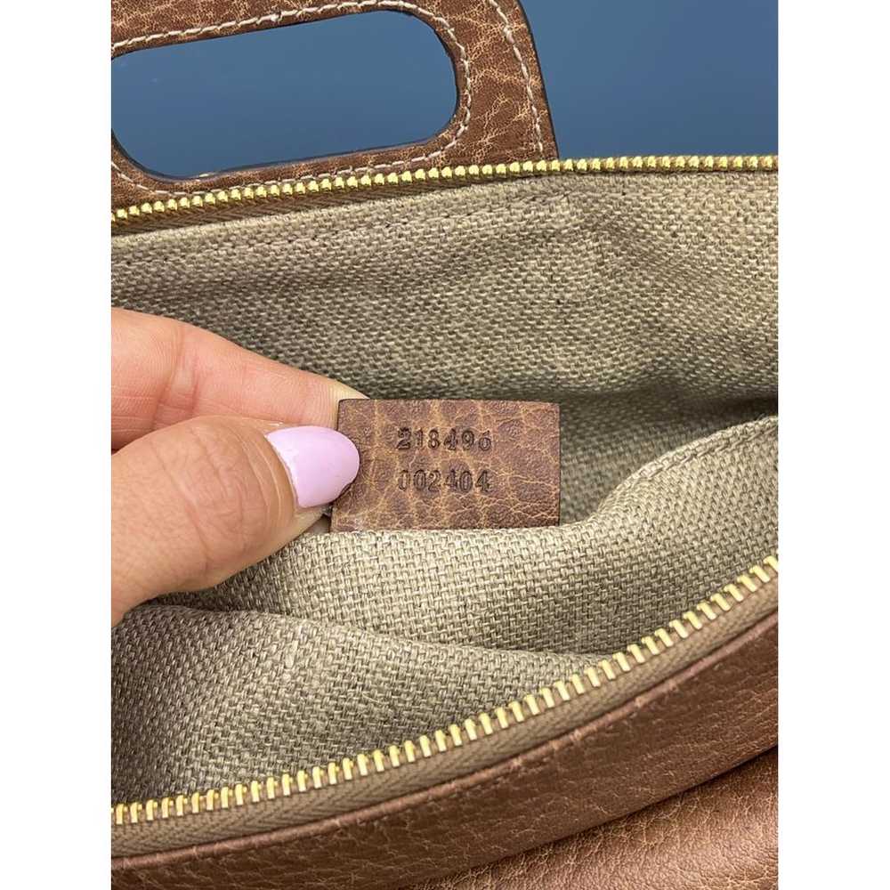 Gucci Bamboo Bullet Top Handle leather handbag - image 10