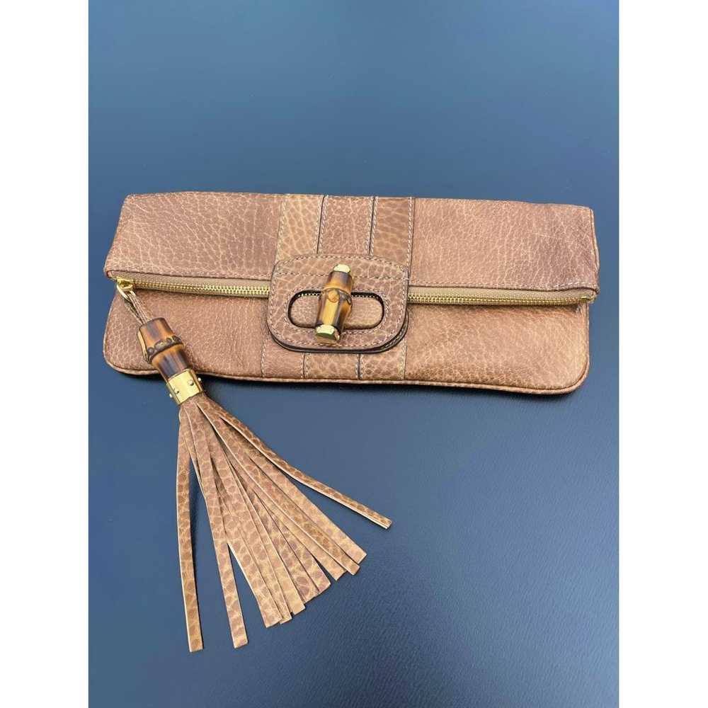 Gucci Bamboo Bullet Top Handle leather handbag - image 3