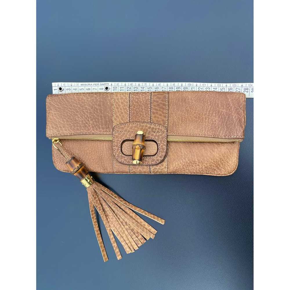 Gucci Bamboo Bullet Top Handle leather handbag - image 4