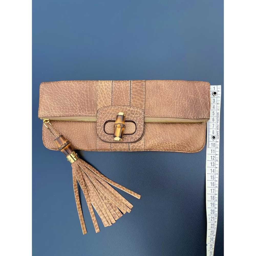 Gucci Bamboo Bullet Top Handle leather handbag - image 5