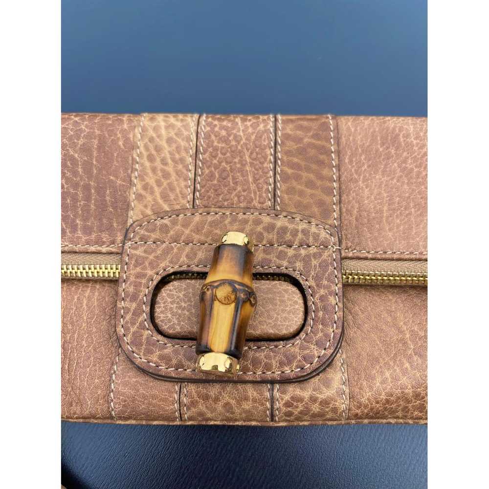 Gucci Bamboo Bullet Top Handle leather handbag - image 6