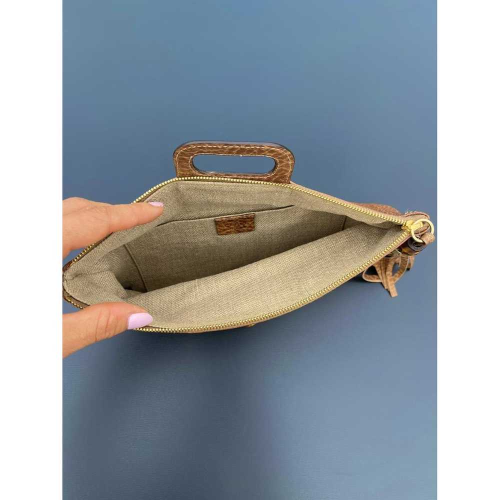 Gucci Bamboo Bullet Top Handle leather handbag - image 8