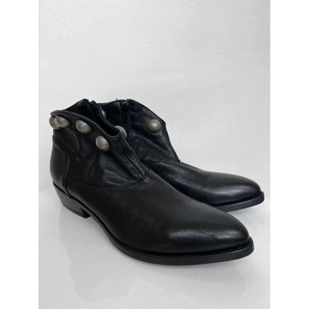 Manila Grace Leather ankle boots - image 4