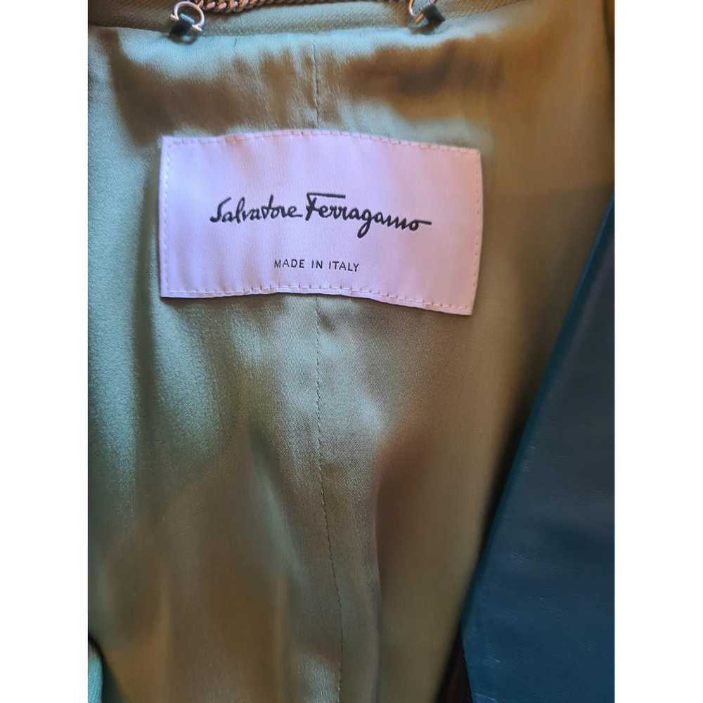 Salvatore Ferragamo Leather trench coat - image 6