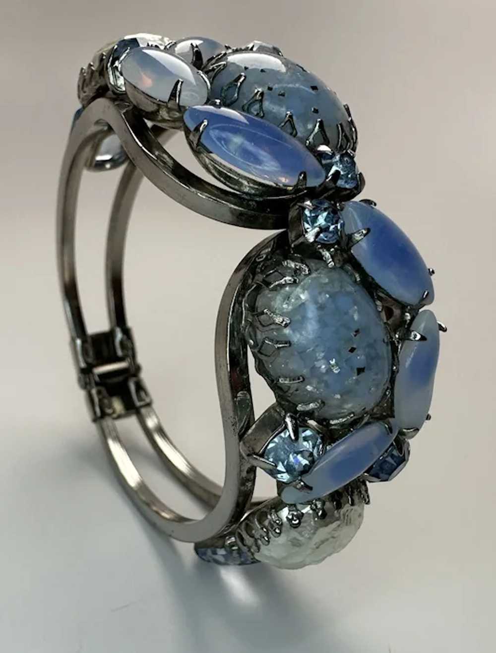 Multi-Stone Clamper Bracelet in Juliana Style - image 6