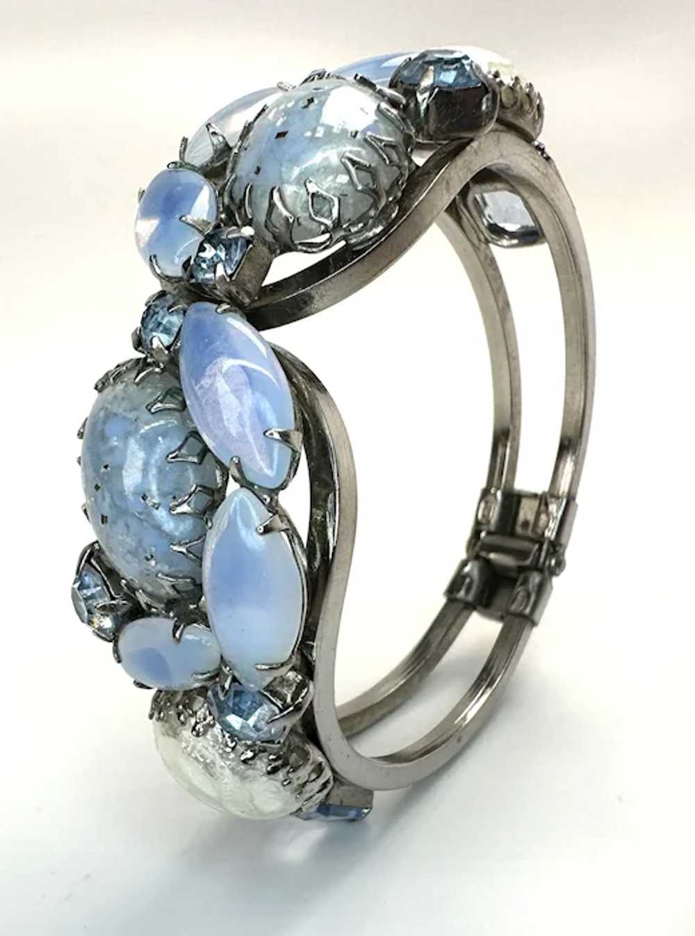 Multi-Stone Clamper Bracelet in Juliana Style - image 7