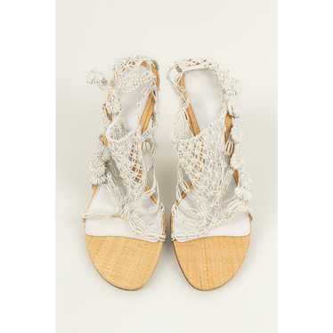 Alexander McQueen Sandals Leather in White - image 1