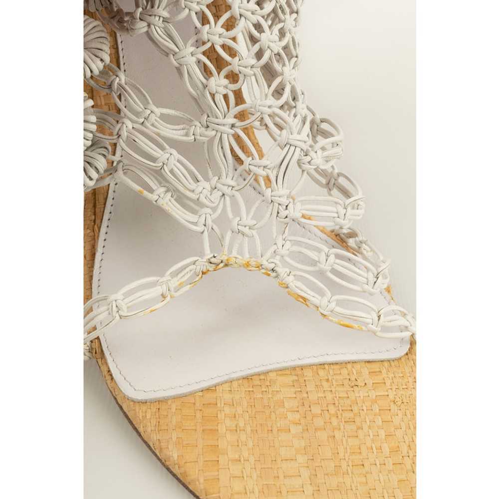 Alexander McQueen Sandals Leather in White - image 5