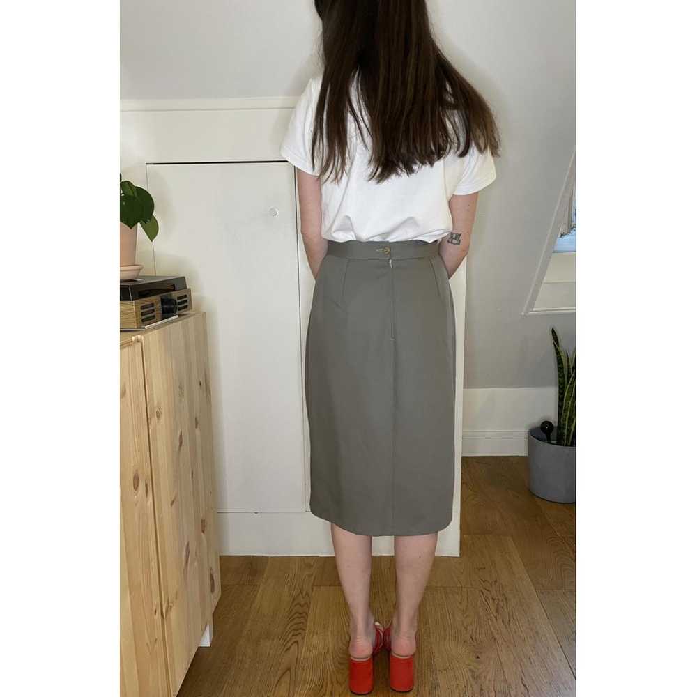 Giorgio Armani Wool mid-length skirt - image 7