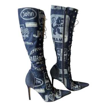 John Galliano Cloth boots - image 1