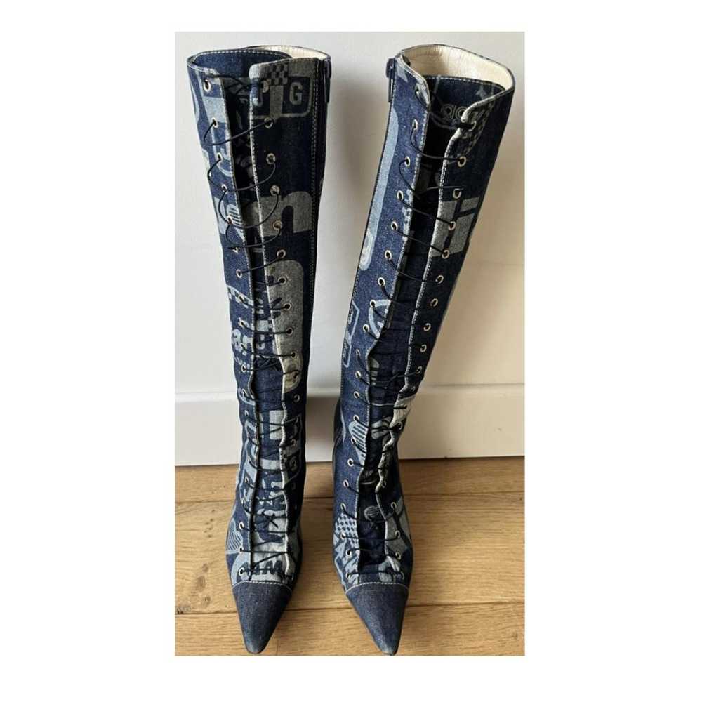 John Galliano Cloth boots - image 3