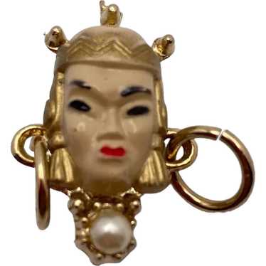 Vintage Selro Asian Princess Pin