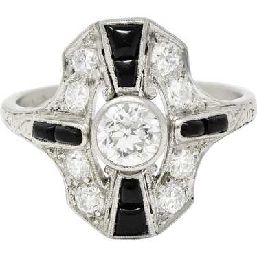 Tiffany & Co. Art Deco Old European Cut Diamond O… - image 1