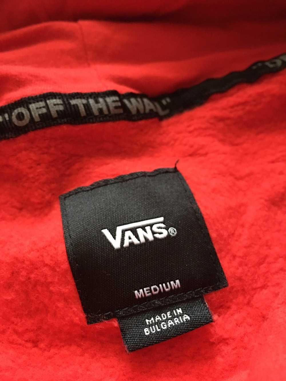 Streetwear × Vans VANS Red Logo Mens Hoodie Sweat… - image 4