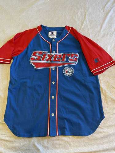 Starter 76ers Size 2XL Philadelphia Baseball Jers… - image 1