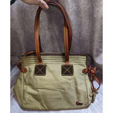 Dooney & Bourke Dooney & Bourke Green Brown And P… - image 1