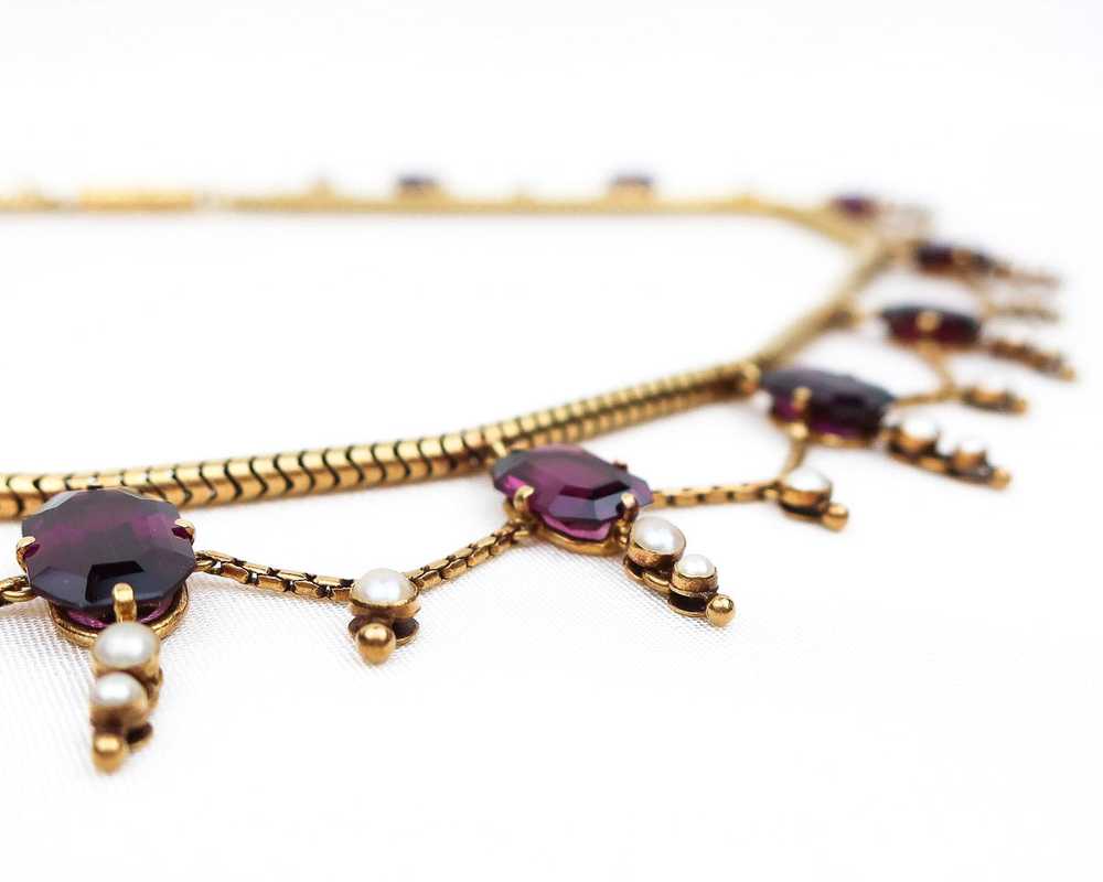 Victorian Grand Period Garnet Necklace - image 3