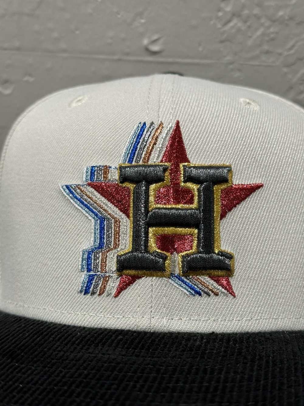 New Era Houston Astros Cap Hat RARE 7 1/8 - image 2