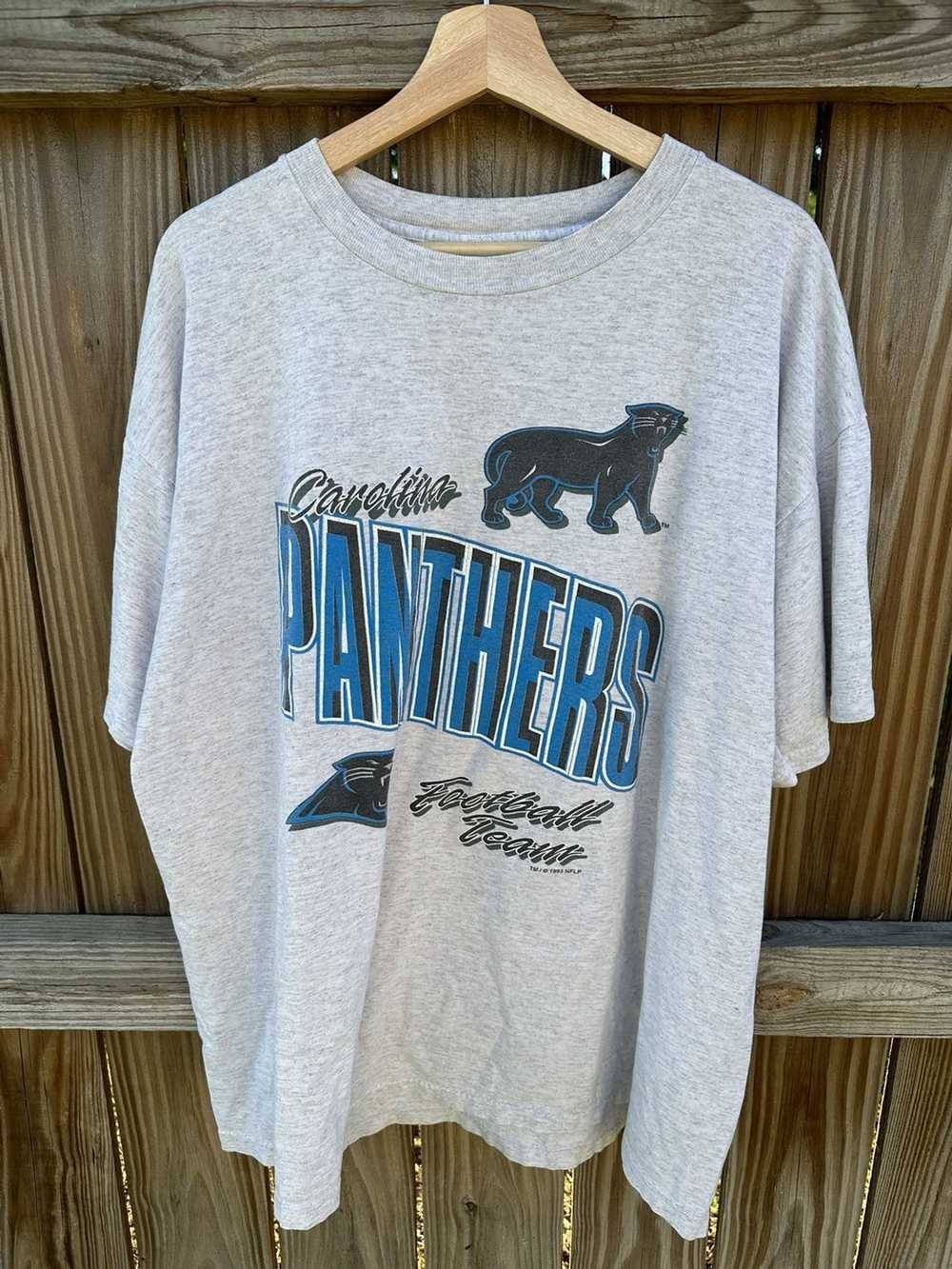 ABoutiqueForHim Carolina Panthers T Shirt Vintage 90s NFL Football Embroidered Made in USA Mens Size Large