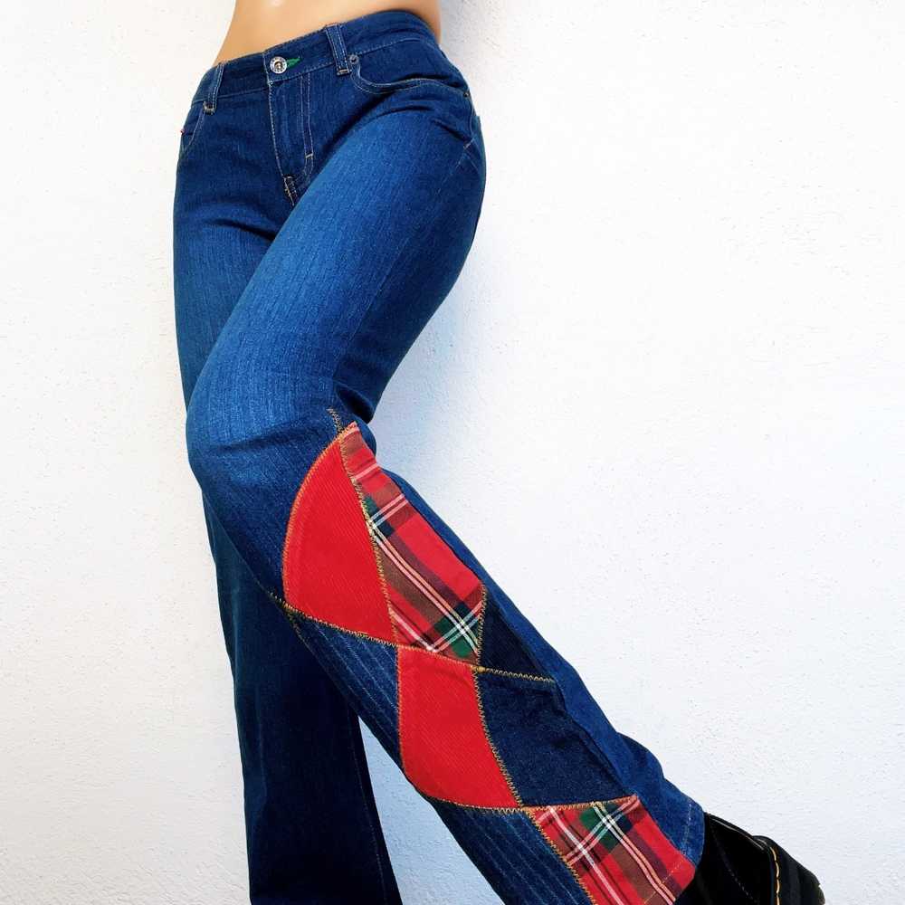 Vintage Plaid Patchwork Tommy Jeans (S) - image 2