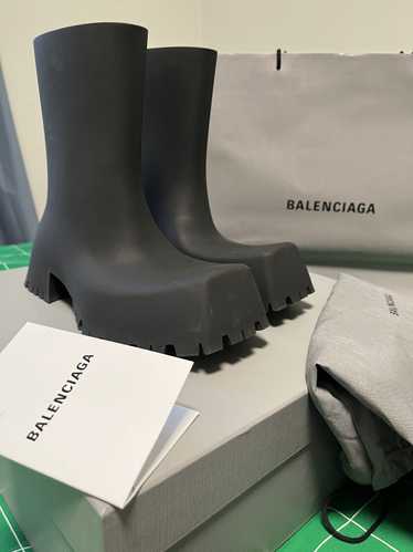 Balenciaga rubber trooper boots - Gem