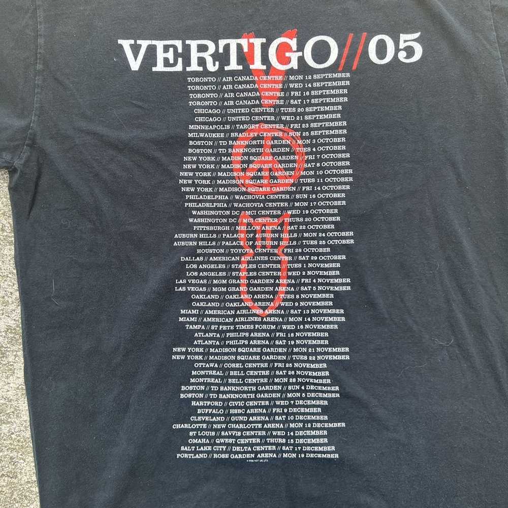 Band Tees × Tour Tee × Vintage U2 Vertigo 2005 Ro… - image 3