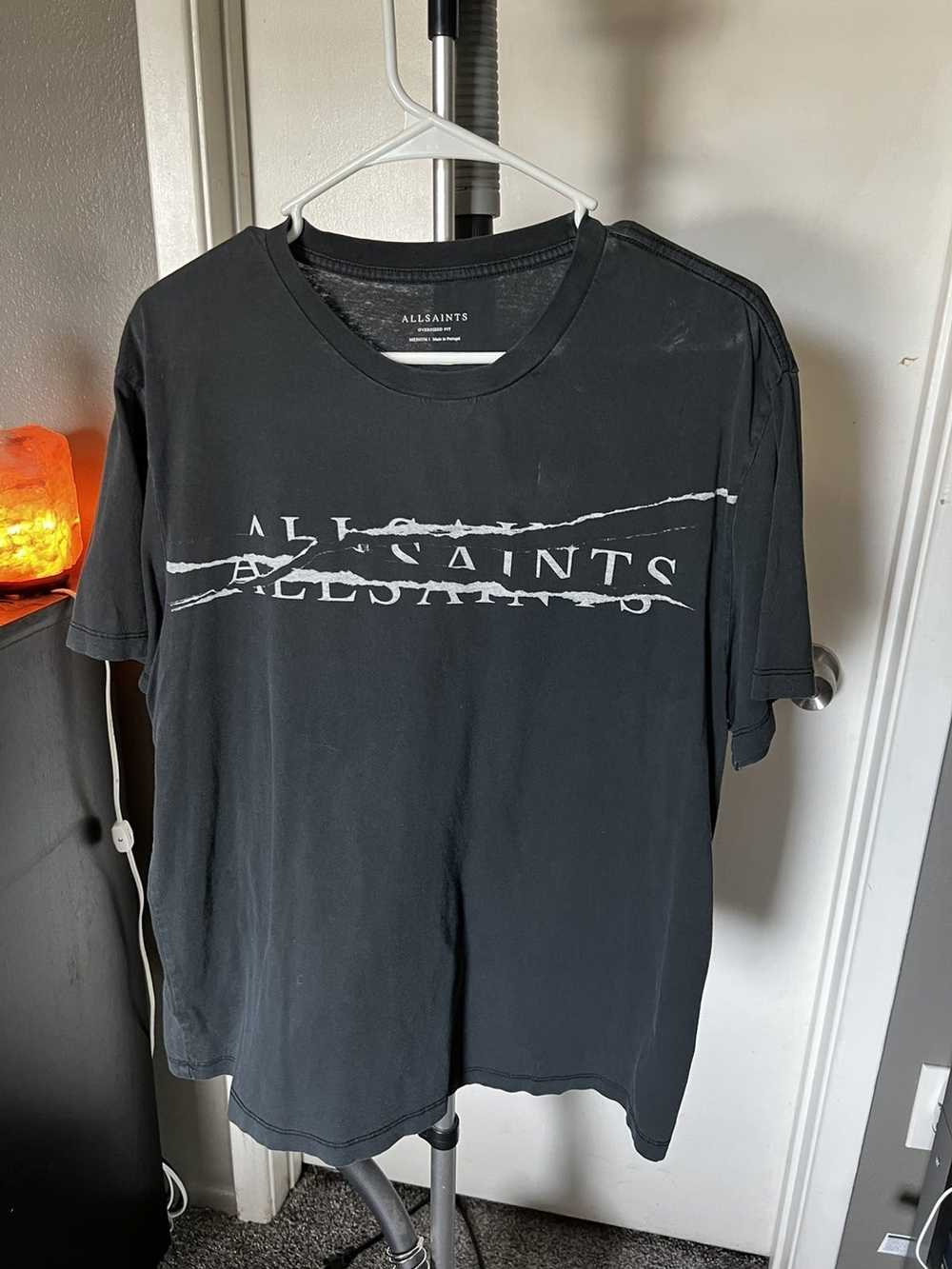 Allsaints ALL SAINTS SLASHED TEE - image 1