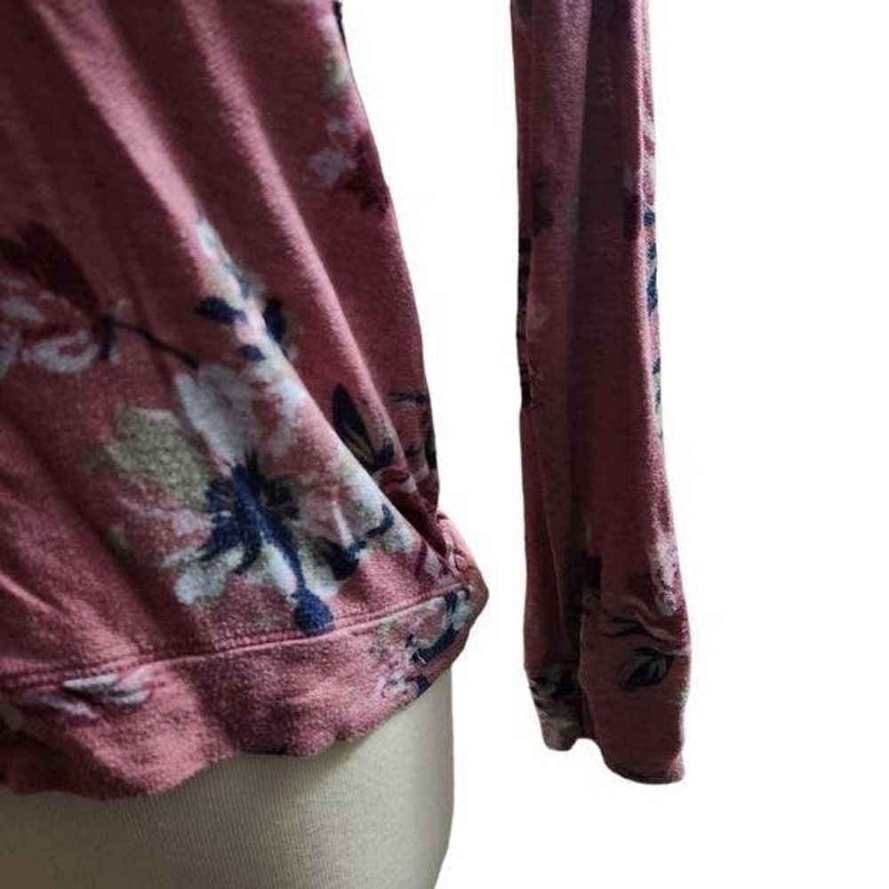 Other Rewind XS Stretch Flower Long Sleeve Shirt - image 3