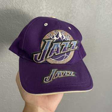 VTG UTAH JAZZ THE GAME “Split Bar” Snapback HAT 1990’s UNWORN NEW NBA Rare  OG