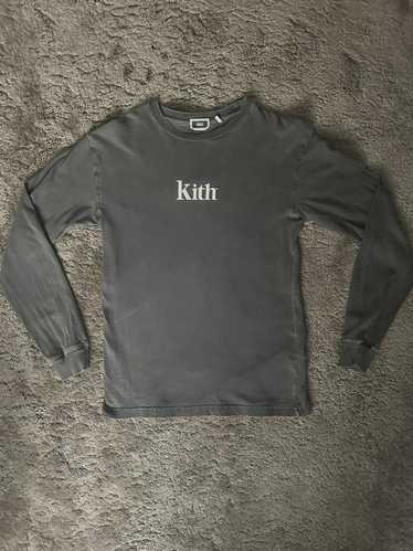 Kith Kith Long Sleeve Shirt with Kith in White Fel