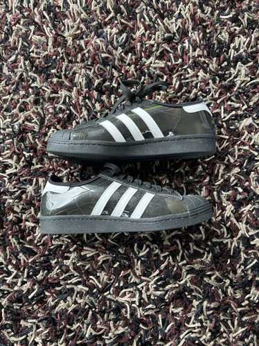 Adidas Blondey Black Superstars