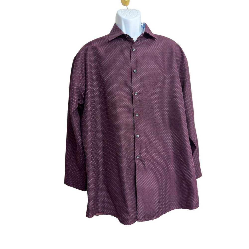 Raffi Linea Uomo Linea Uomo Dress Shirt Size 17 3… - image 1