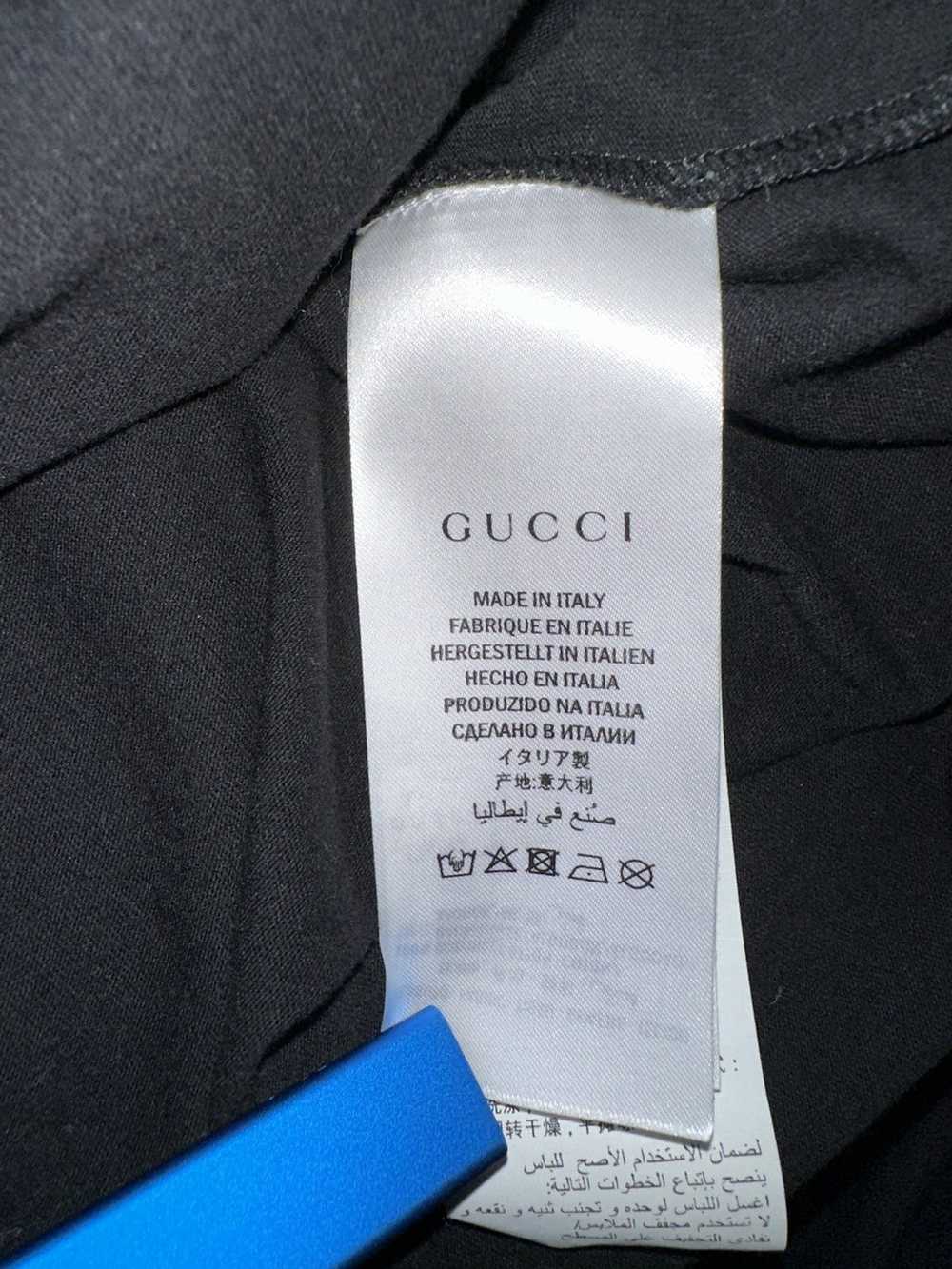 Gucci Oversize washed T-shirt with Gucci logo - image 4