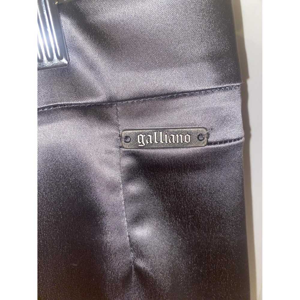 Galliano Silk skirt suit - image 4