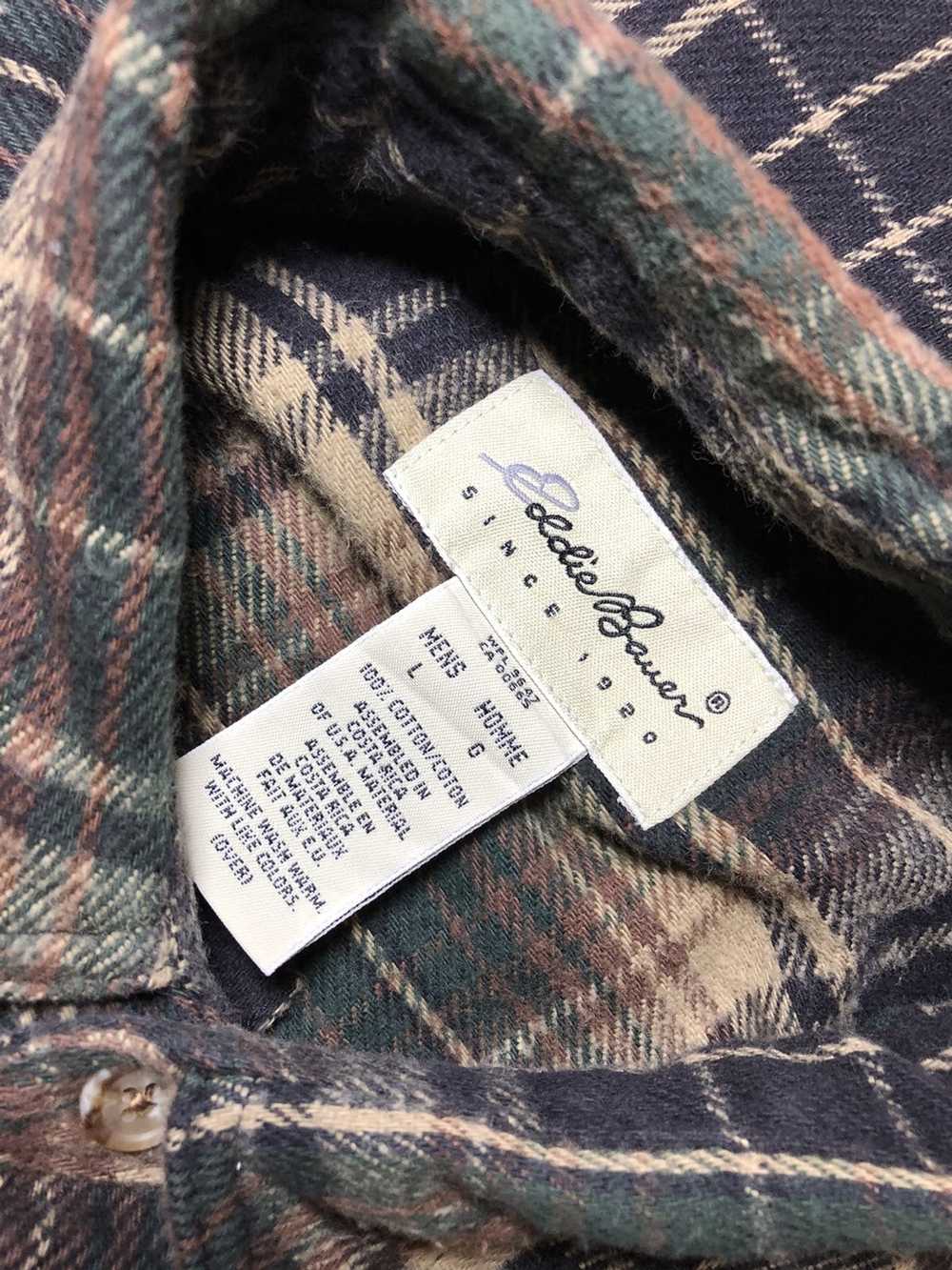 Eddie Bauer × Flannel × Vintage Grunge Seattle Pl… - image 4