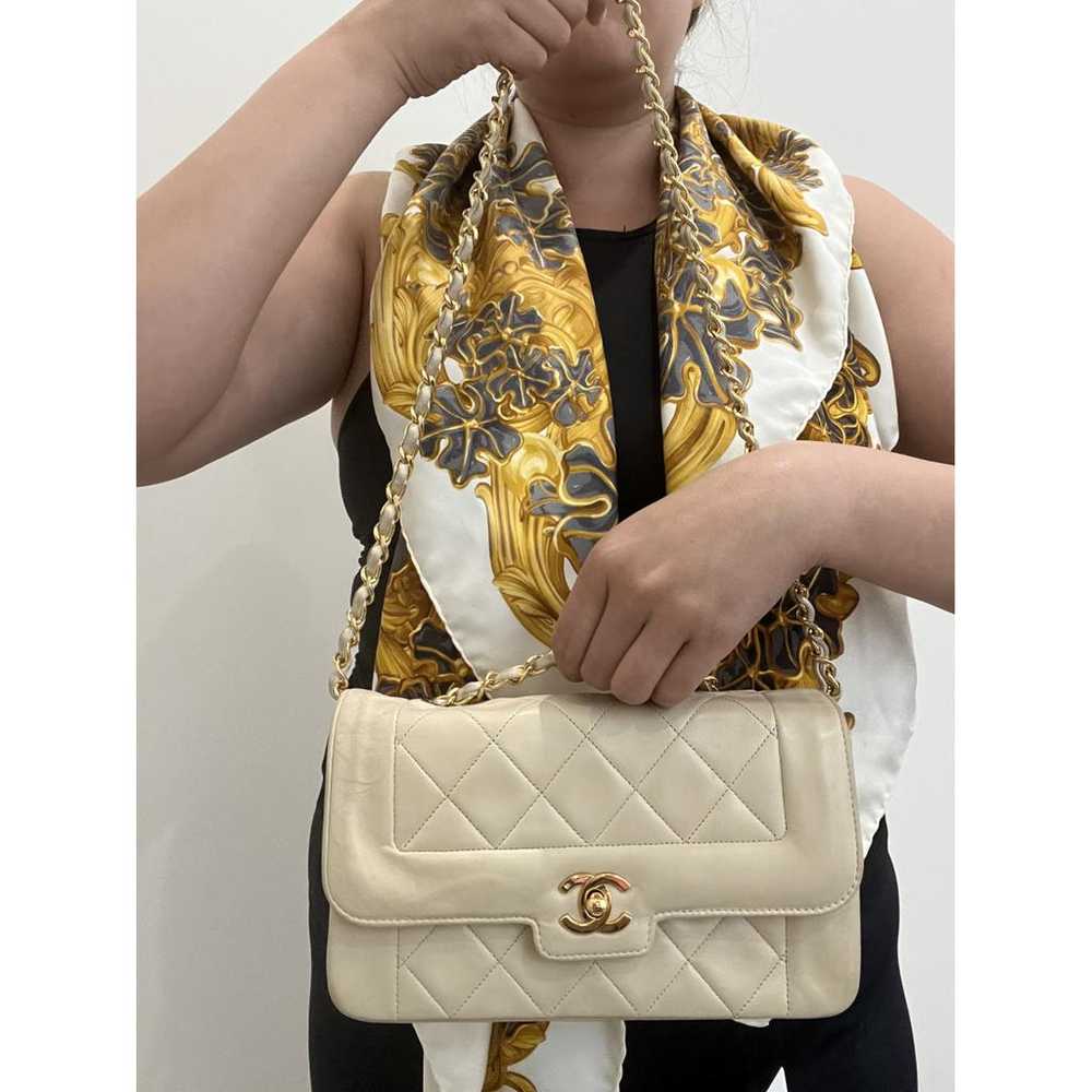 Chanel Diana leather handbag - image 7