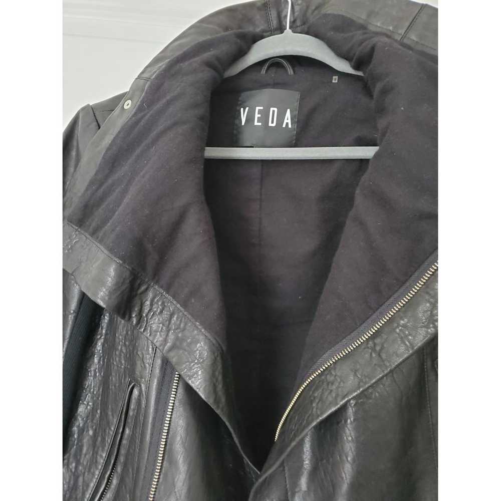 Veda Leather biker jacket - image 8