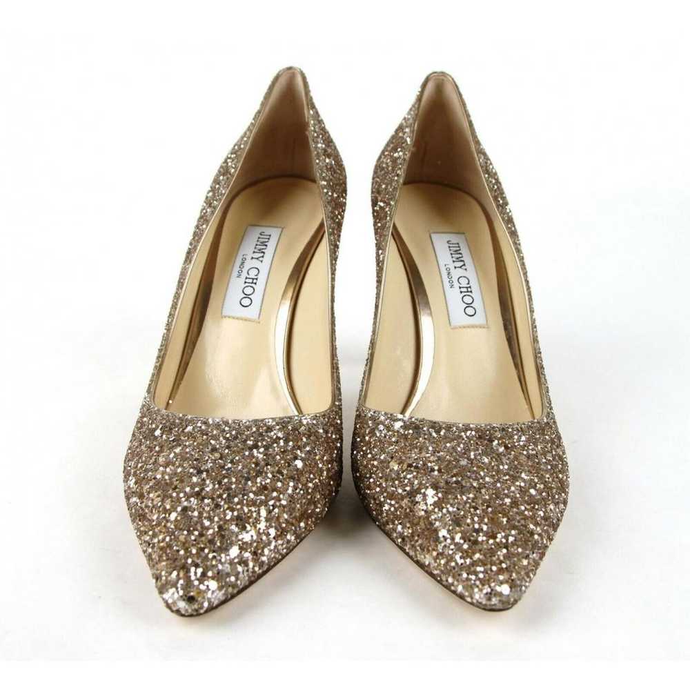 Jimmy Choo Romy glitter heels - image 2