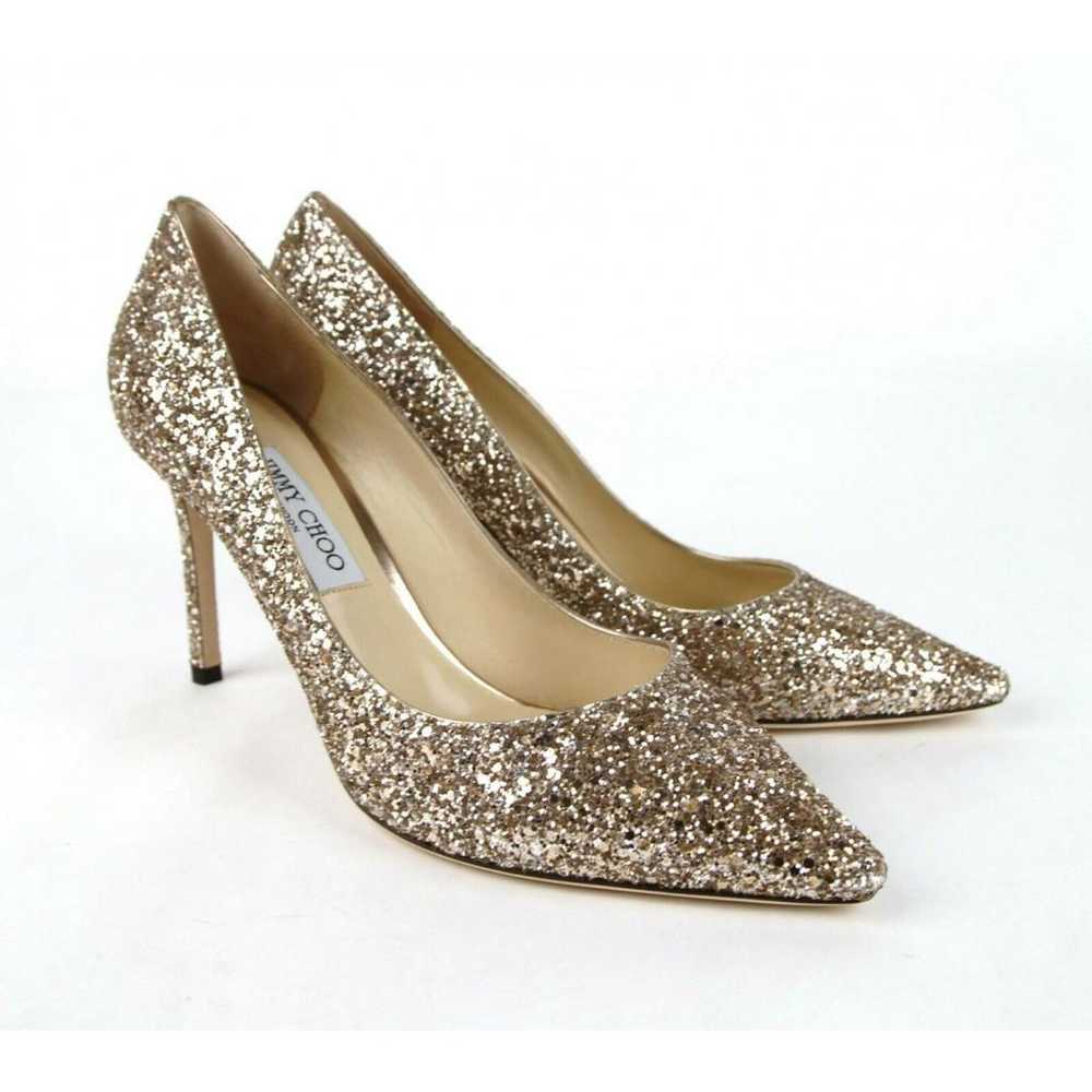Jimmy Choo Romy glitter heels - image 8