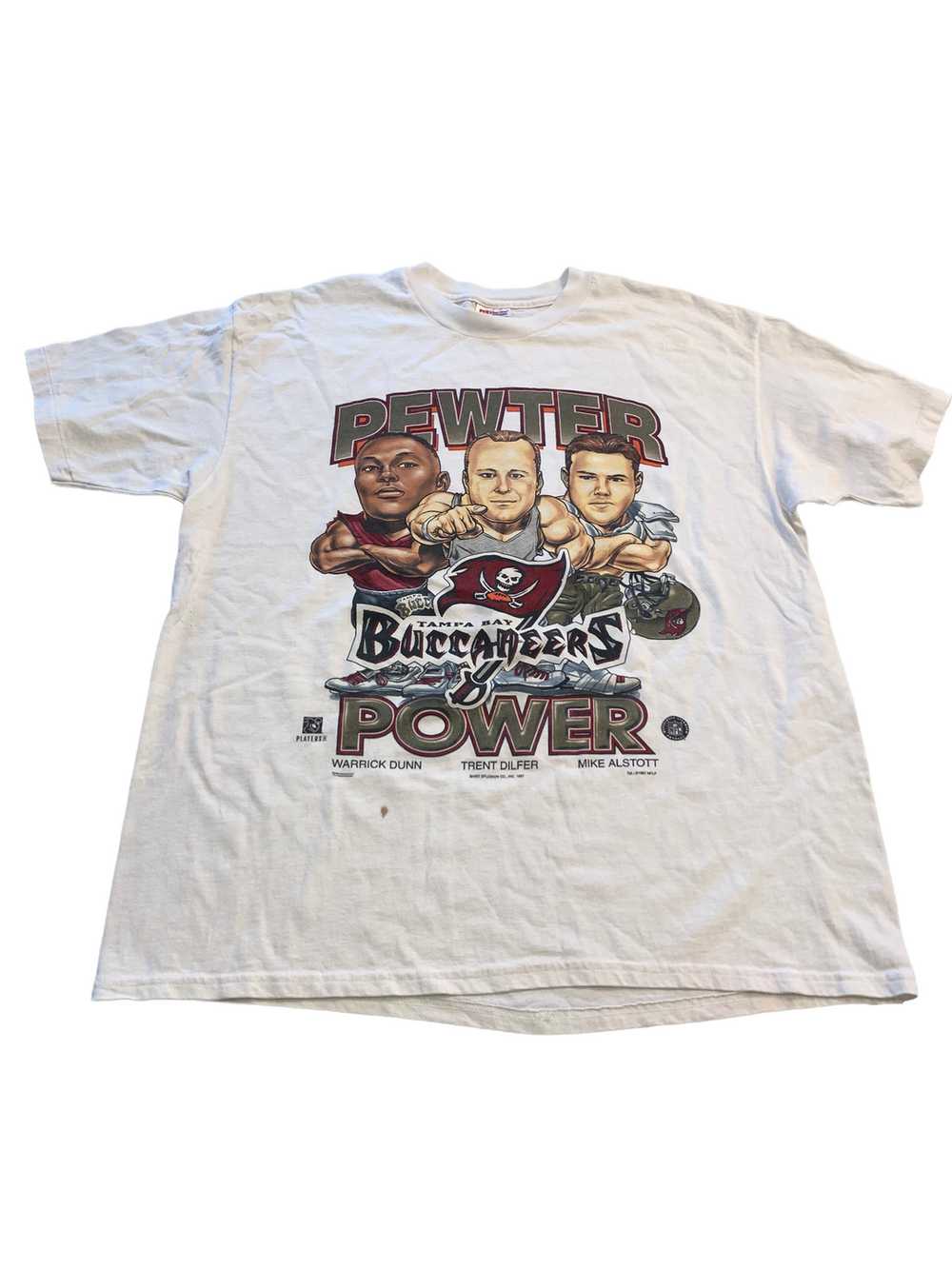 Buccaneers Pewter Power Tshirt size XL - image 4