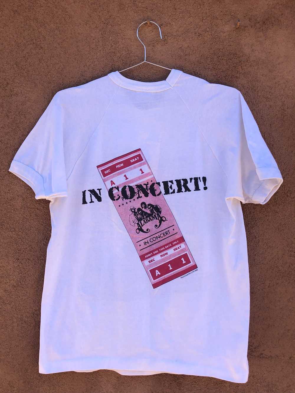 Alabama 1986 In Concert T-shirt - image 3