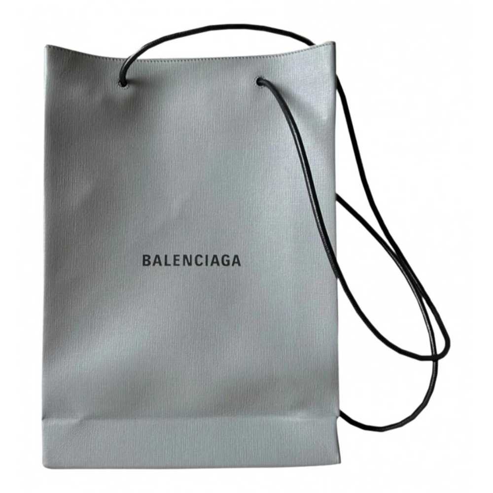 Balenciaga Shopping North South leather handbag - image 1