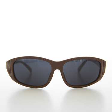 Rimless Leather Sunglasses – Retro Angels