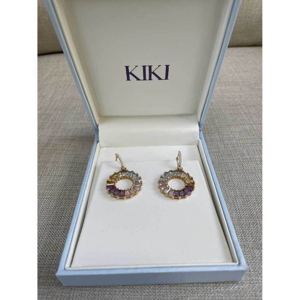 Kiki Mc Donough Yellow gold earrings - image 4