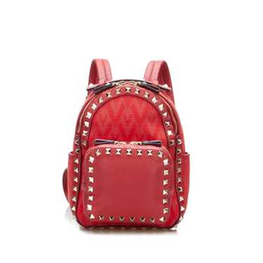RED VALENTINO Backpack Â· Daypack fringe drawstring backpack leather black